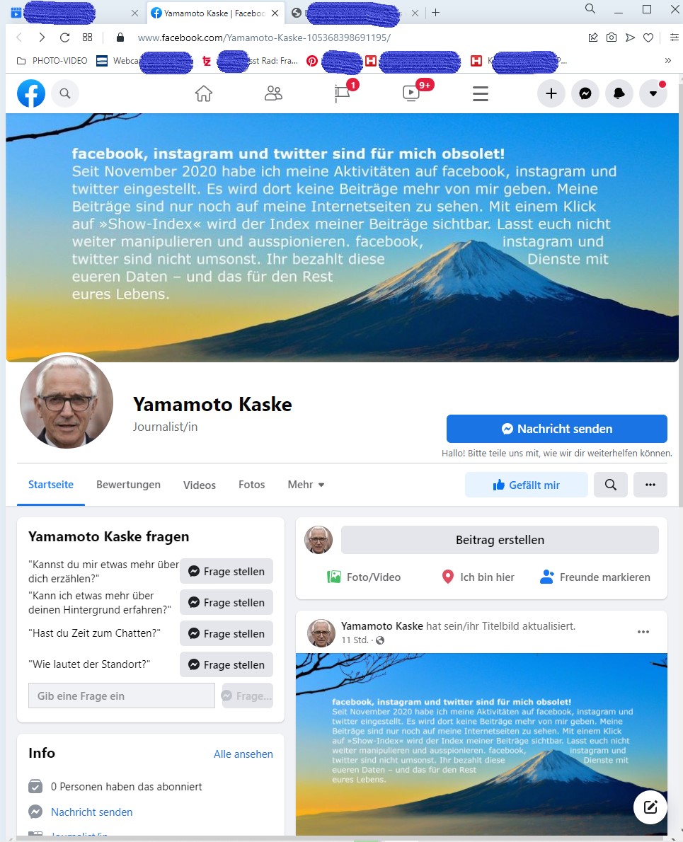 Obsolet-Kranke Posts meines Stalkers